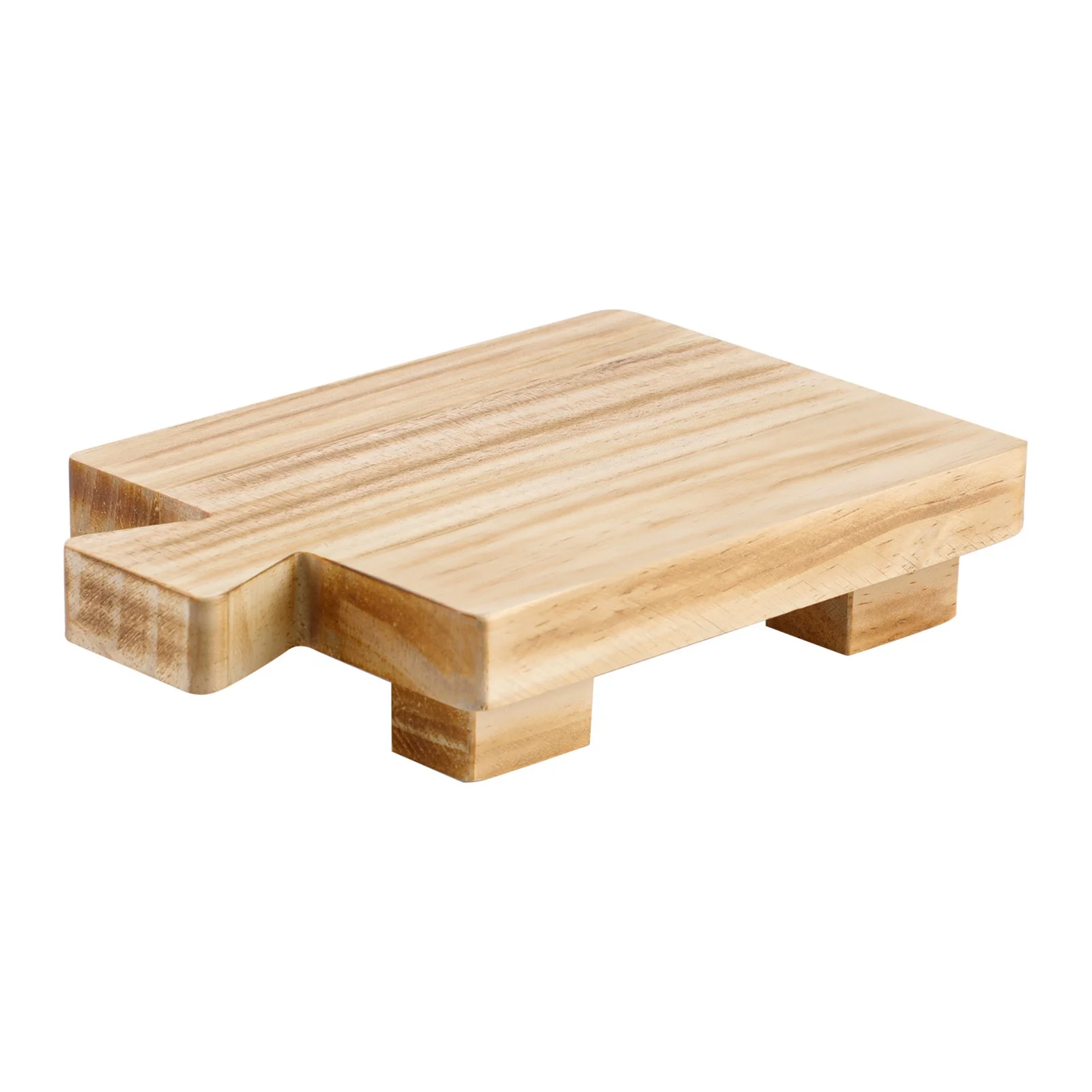 Bathroom Wood Pedestal Stand Simple Kitchen Vanity Tray Soap Holder Sink Riser Wood Pedestal Soap Stand Farmhouse Wood Riser