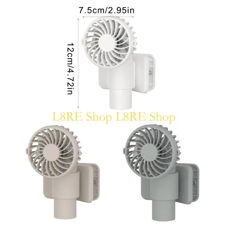 L8RE -Clip auf dem Kühlen von Lüfterdesktop -Lüfter praktischer Regenschirdventilat 1000 -mAh Desk Lüfter für