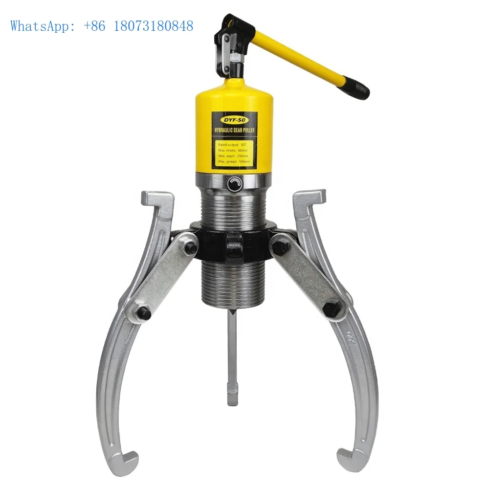 

50 ton hand pump hydraulic bearing gear puller hydraulic puller tool DYF-50