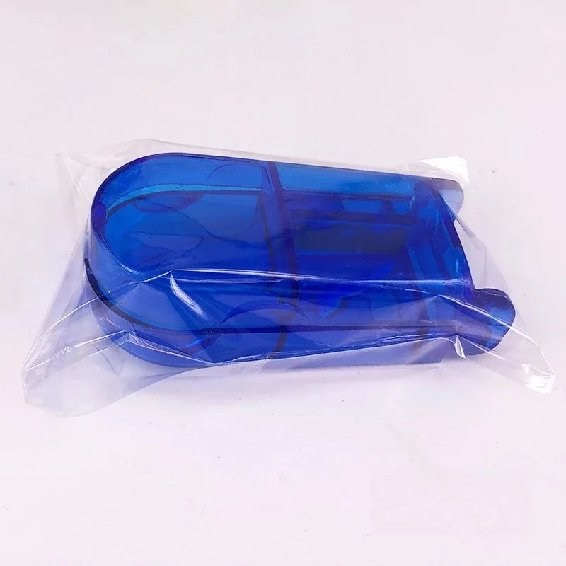 Portable 2-in-1 Mini Pill Cutter with Invisible Storage Box Medicine Crusher And Organizer Dustproof Tablet Divider for Travel