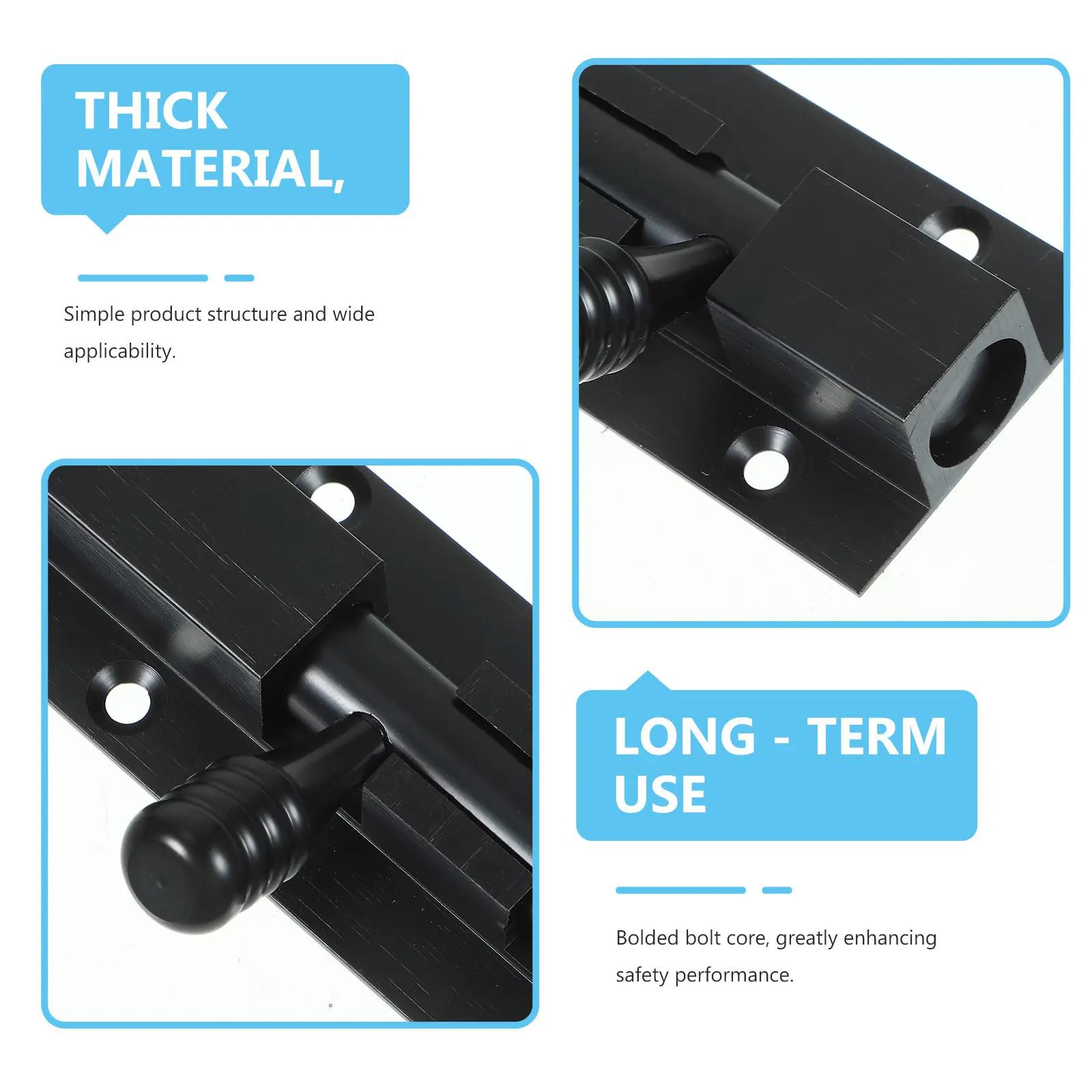 Aluminum Alloy Door Latch Bolt - Barrel Bolt Slide ulasan dan harga