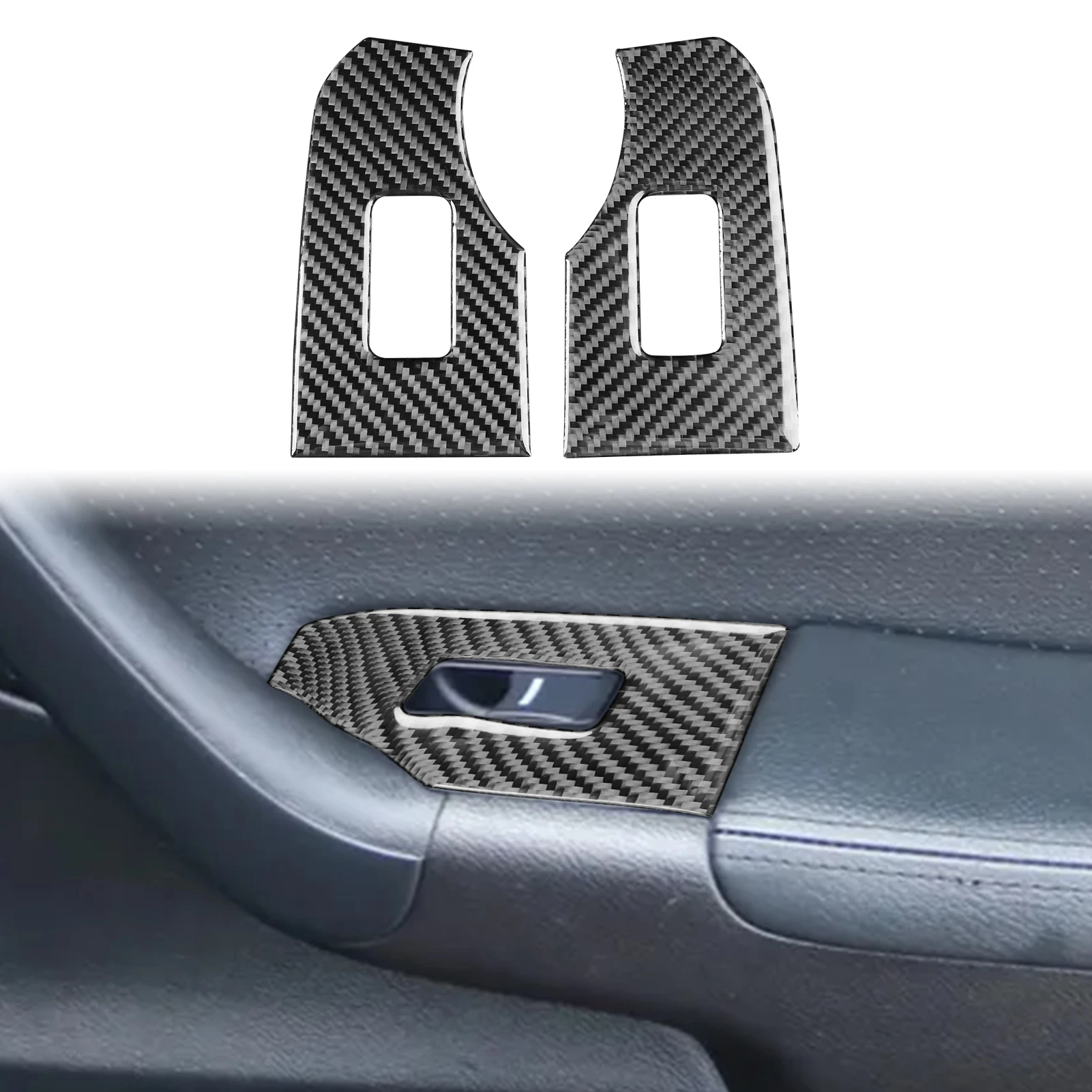 For Acura TSX 2004 2005 2006 2007 2008 Refit Carbon Fiber Car Forged Carbon Set Interior Gear Shift Door Panel Sticker