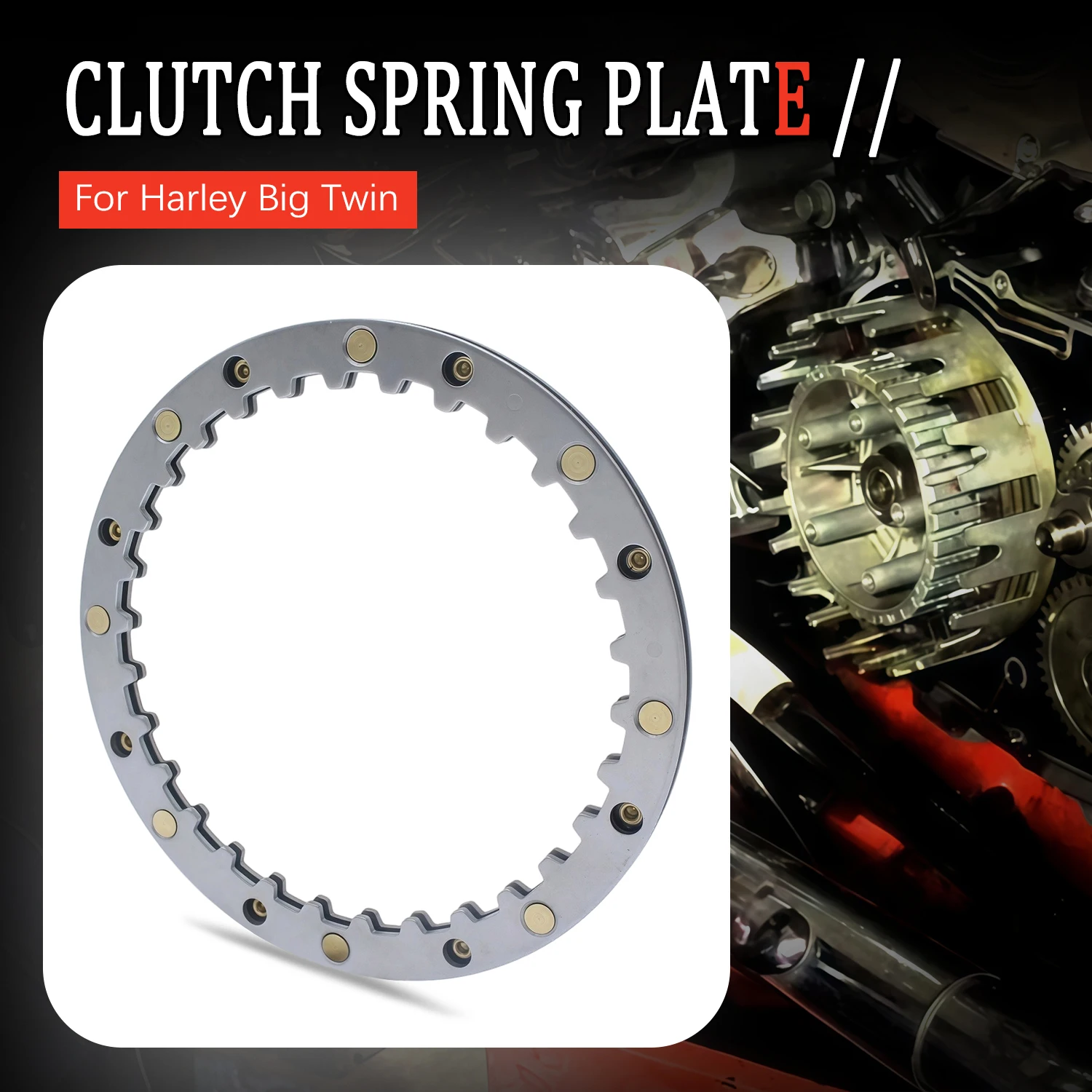 

37977-90 For Harley Sportster 883 1200 1991-2020 Forty Eight 2010-2021 Roadster Iron 883/1200 Clutch Spring Plate Accessories