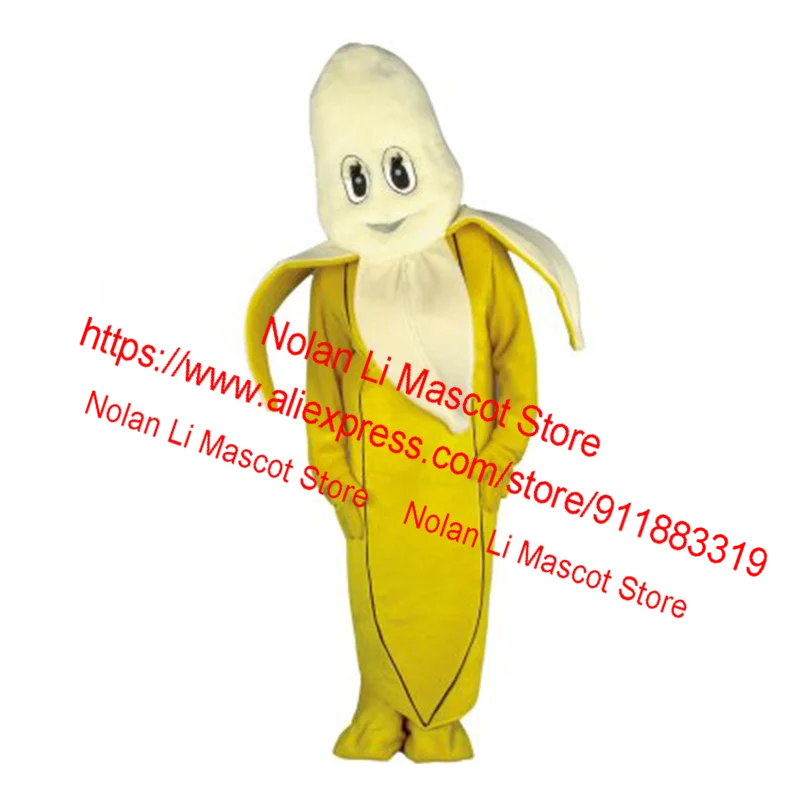 New Six Banana Mascot Costume Fruit Cartoon Anime Cosplay Birthday Party Festive Advertising Christmas Gifts Adult Size 566