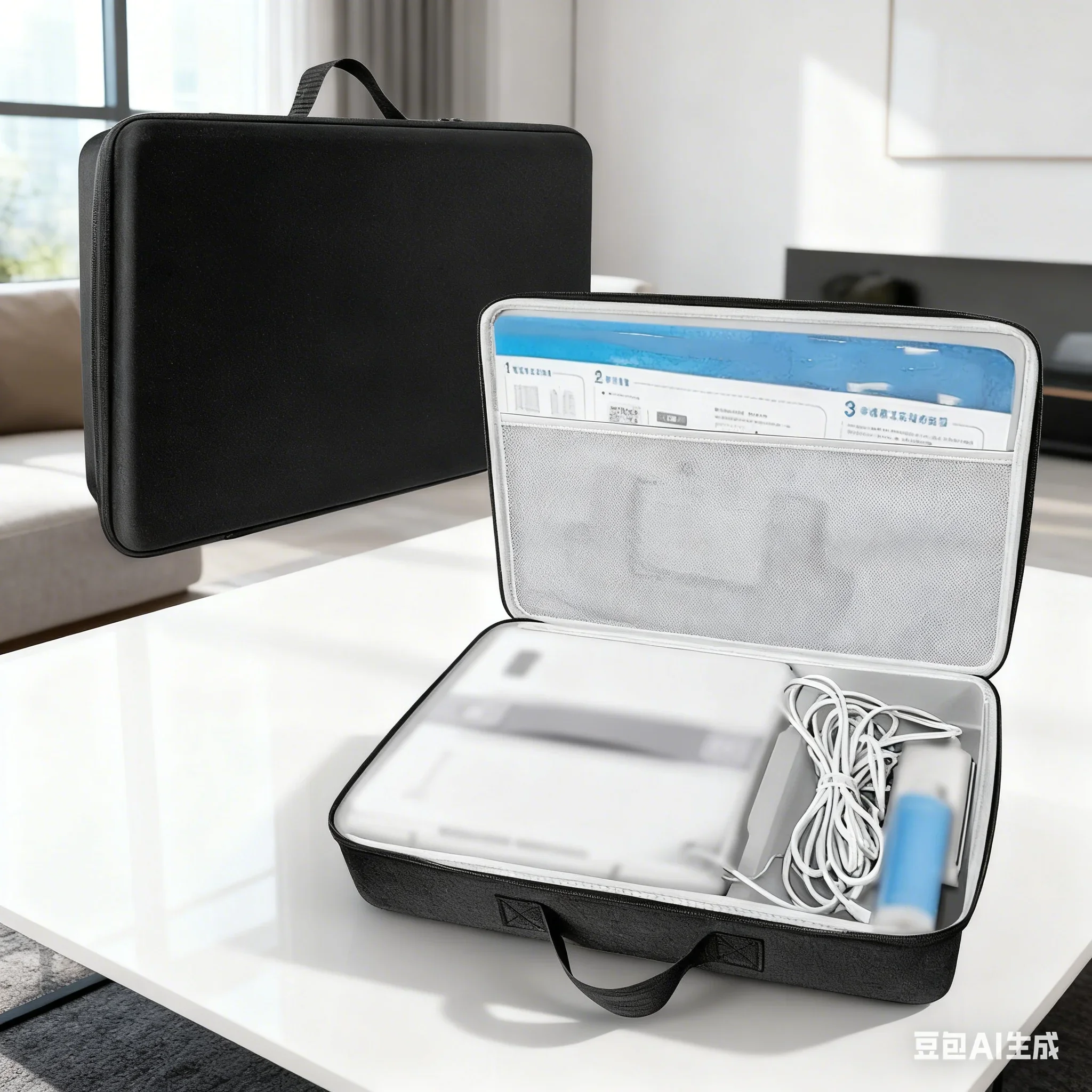 

Storage Bag For Ecovacs W1SW2S Window-Cleaning Robot Waterproof EVA Hard Shell Protective Carrying Case For Cleaning Robot