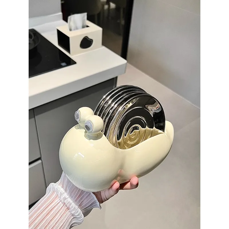 Snail Ceramic Bone Discs, Household High Beauty Bone Discs, Small Dishes, Dining Tables, Garbage Discs, Bone Discs, and Dishes