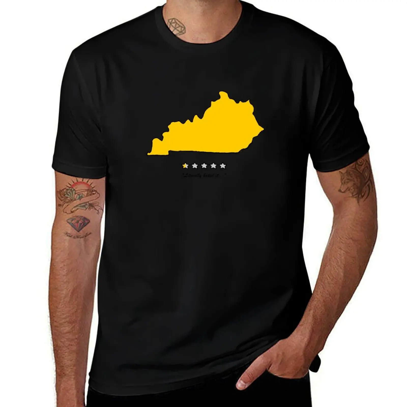 

Half-Star State Reviews - KENTUCKY T-Shirt man clothes croswit shirt man Blouse mens graphic t-shirts anime