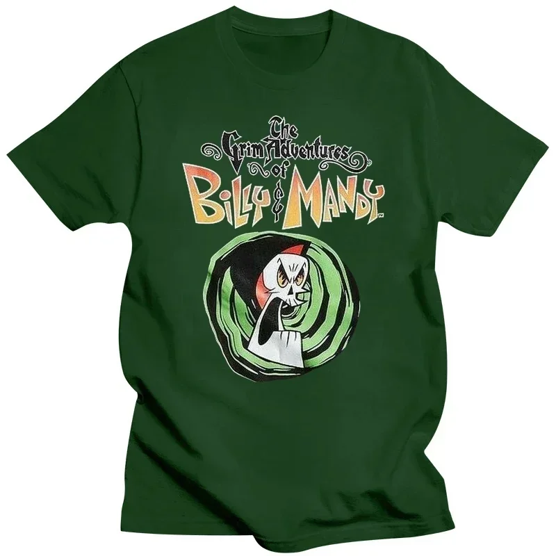 2024 Funny CARTOON  THE GRIM ADVENTURES OF BILLY AND MANDY Tops Tee T Shirt MENS CARTOON TEE T-Shirt New Unisex