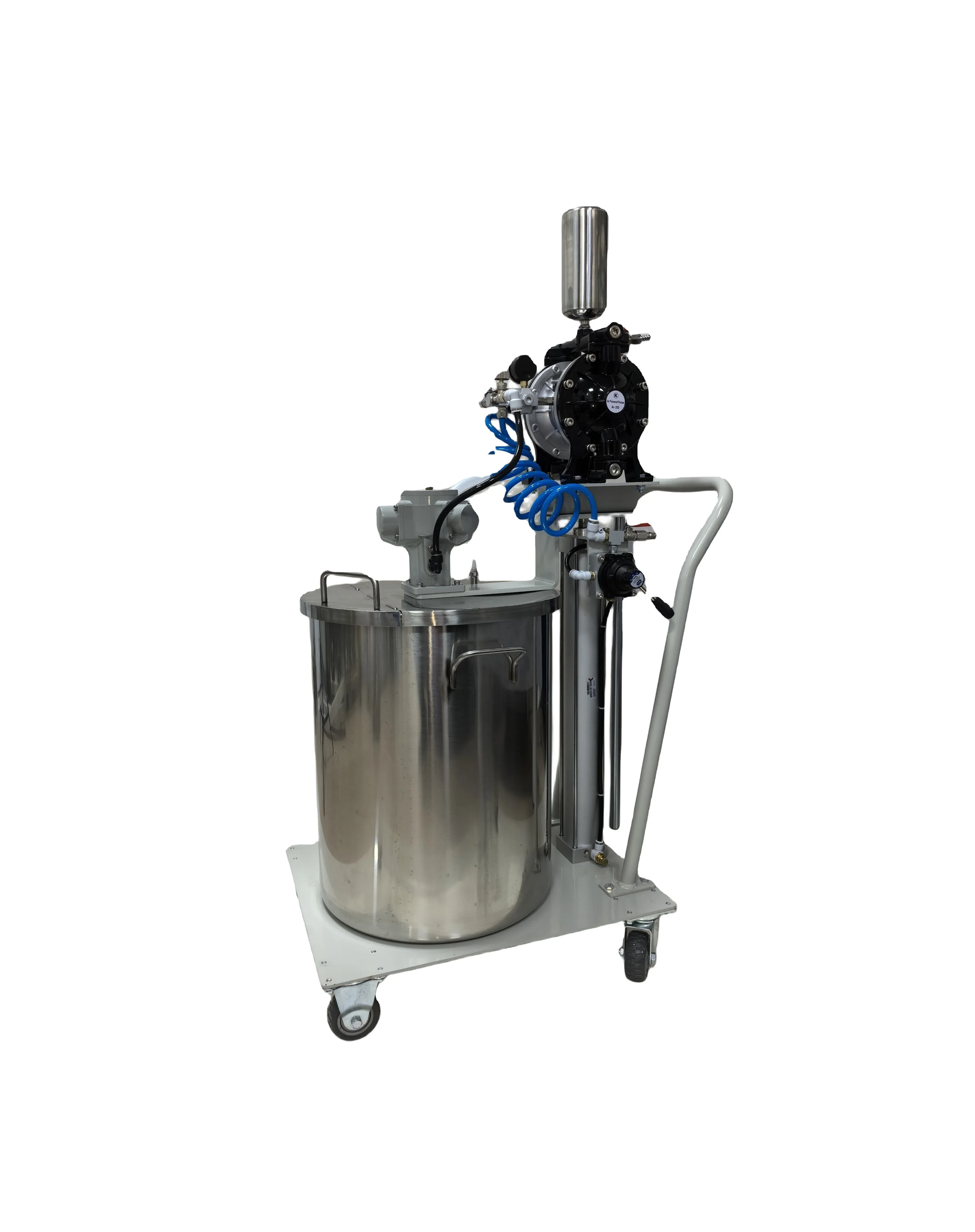 60L pneumatic diaphragm pump/pneumatic spraying machine 60L/Pneumatic stirring spraying machine 60L