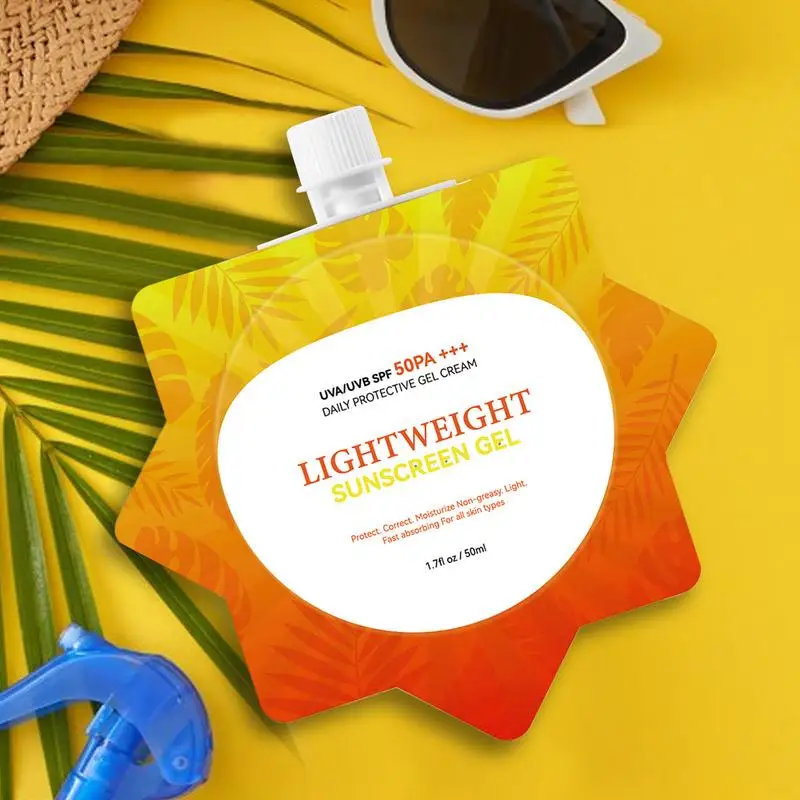 

Brighten Sunscreen Cream 50ml Anti Uv Sun Block Even Skin Tone Moisturizing Protector Oil Control Facial Body Sunscreen Care
