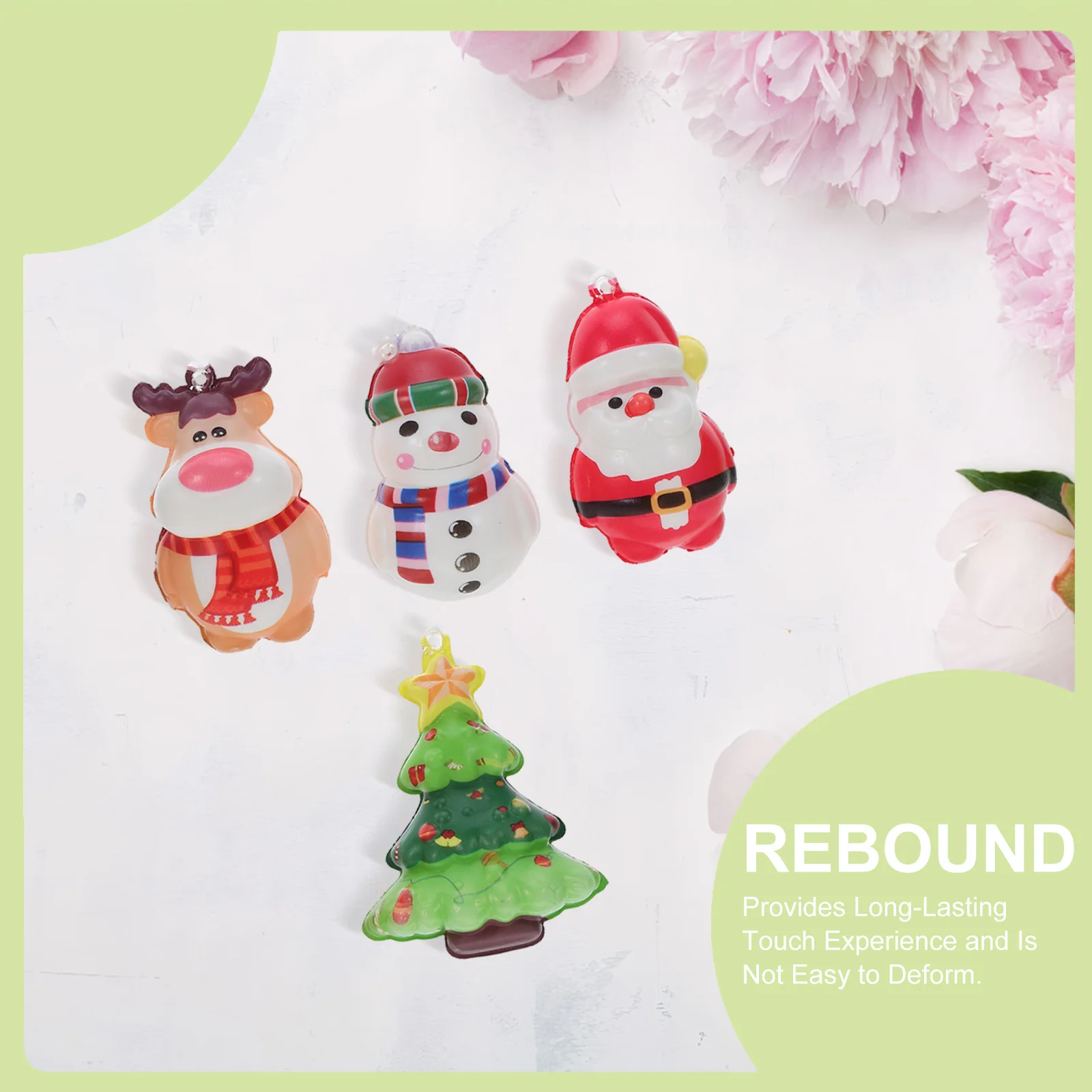 ของเล่นบีบคลายเครียดรูปต้นคริสต์มาส 12 ชิ้น บีบแล้วคืนรูปช้าๆ สำหรับสำนักงาน บ้าน ของขวัญวันหยุด ของชำร่วยงานปาร์ตี้ เด็กและผู้ใหญ่ ช่วยผ่อนคลายความเครียด