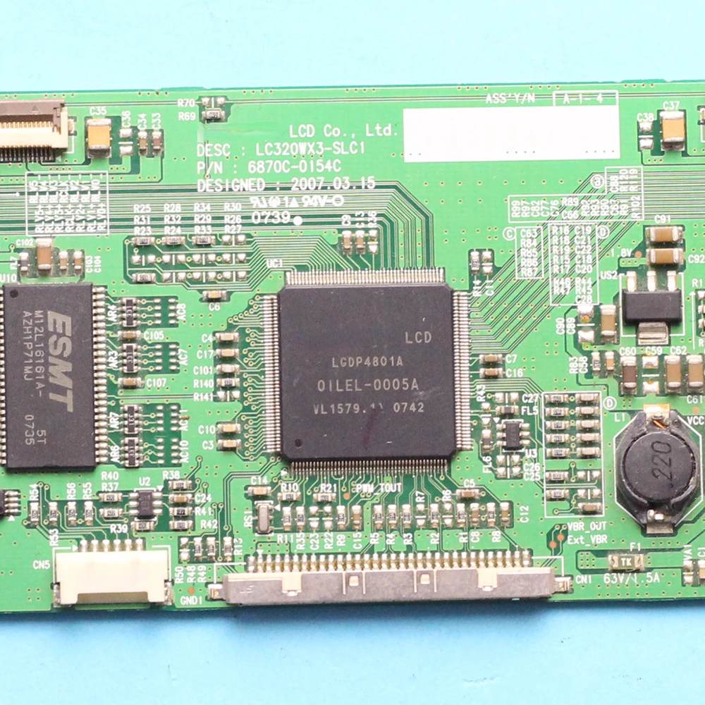 6870C-0154C LC320WX3-SLC1 Original T-Con Borad 6870C0154C LC320WX3 SLC1 for TV VW32LHDTV10A Profesional Test Board T CON Board