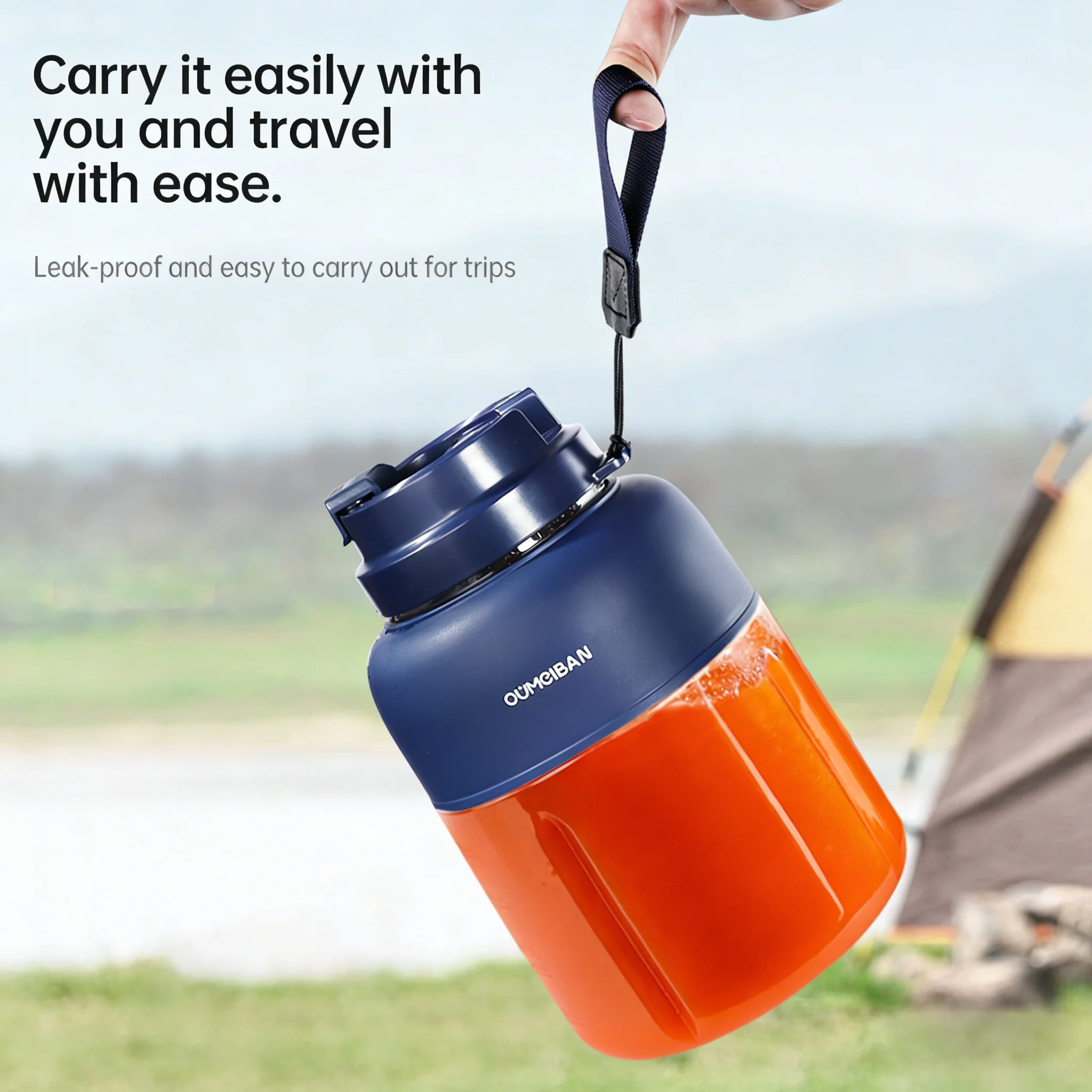 1300ML USB 충전식 휴대용 믹서기, 46개 블레이드 신선 과일 믹서, 가정용 다기능 아이스크러셔 스무디 블렌더 썸네일 4