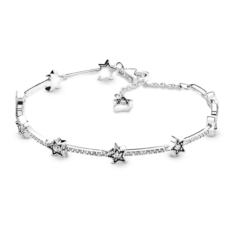 Special Offer 37 Styles Sterling Silver Color Bracelets Adjustable Chain Charm Bracelet Bangle For Women Men Jewelry Trend