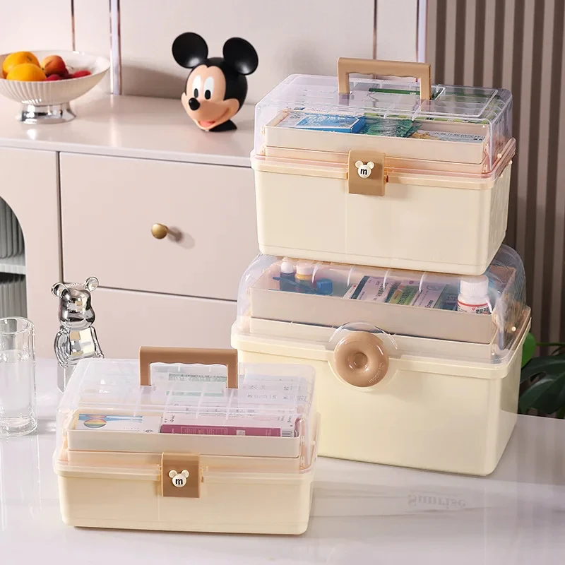 Home Multi-Layer , Organized To Save Space，Household Storage Medicine Box