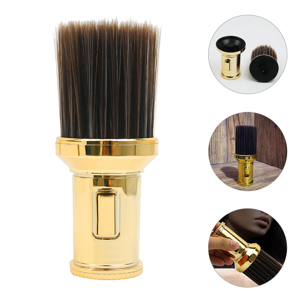 

Cleaning Brushes for Household Body Powder Broken Hair Men Golden Professional Shaving Manual Cleaner