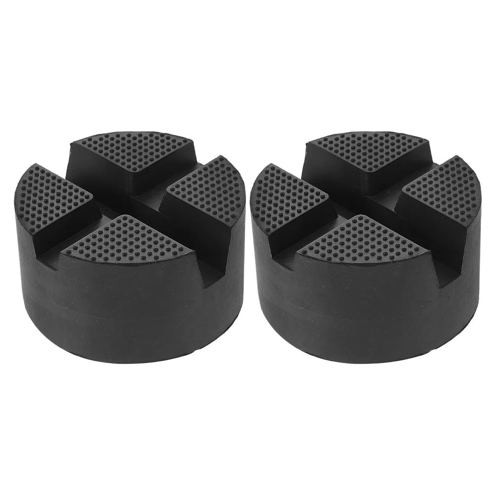 

2Pcs Floor Jack Rubber Pads Antislip Durable Universal Fit for Car Lift and Maintenance Car Jack Pad Rubber Block