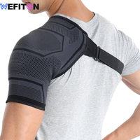 Shoulder Brace 1PC - Rotator Cuff & AC Joint Support, Adjustable Compression Sleeve for Pain Relief (Fits Left/Right Arm)