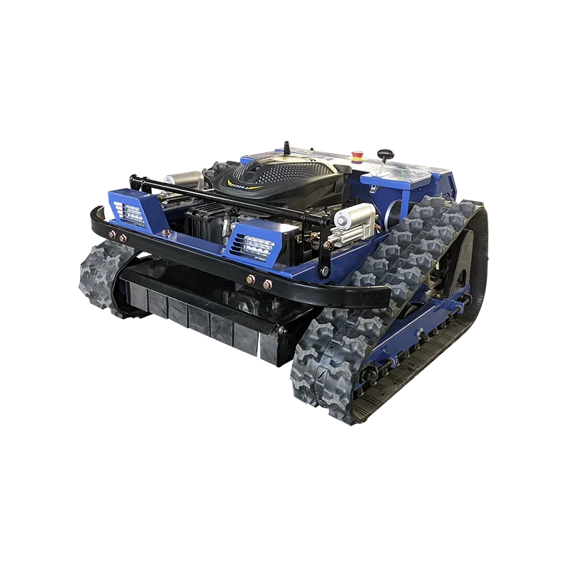 

Custom remote control self-propelled four wheel drive crawler lawn mower for orchard home garden mowing