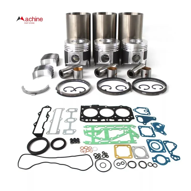 For Yanmar 3TNV84 3TNV84T Engine Overhaul Rebuild Kit Piston Gasket Bearing Set