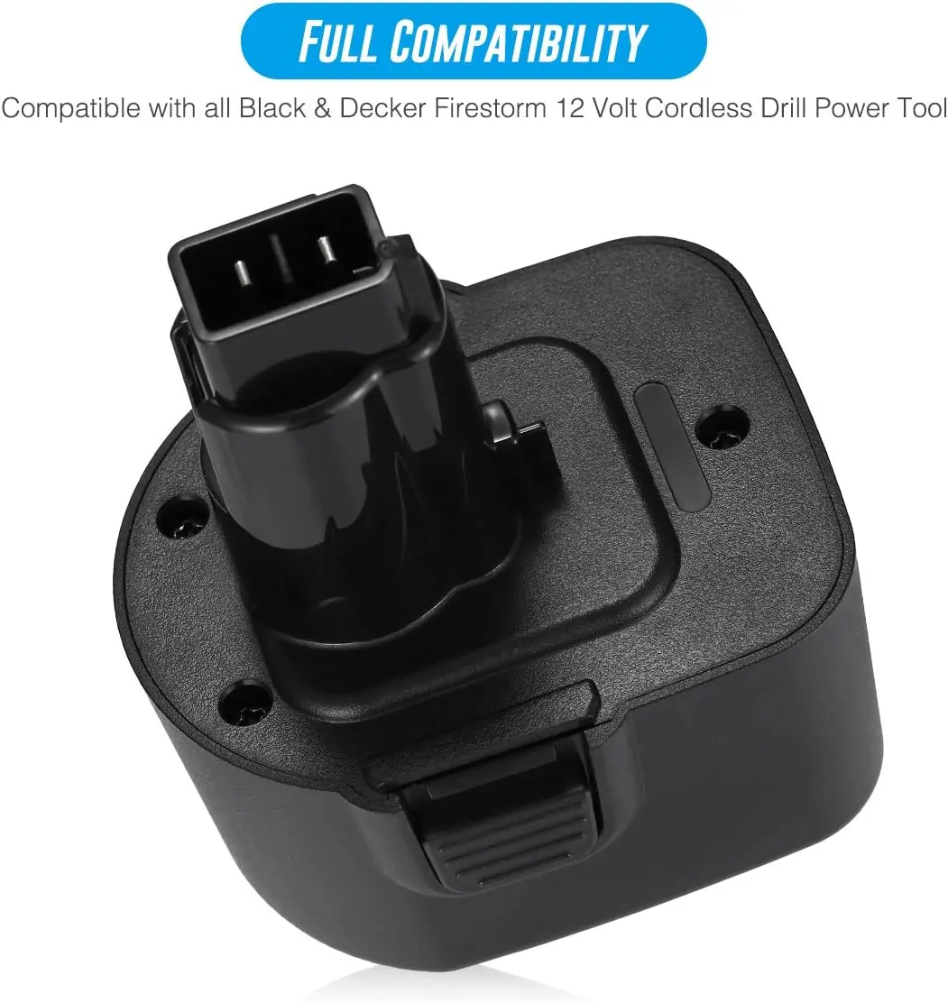 Ni-CD/Ni-MH 3600mAh 12V Ps130 for Black Decker PS130,PS130A,A9252,A9275 Firestorm 12-Volt Pod Style Battery