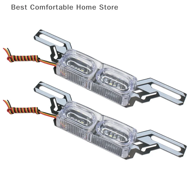 Dynamische LED-Blitz-Brems-Bremsleuchte für Motorräder, farbenfrohes RGB-Kennzeichen und Rücklicht