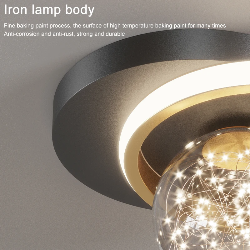 LED Nordic Ceiling Lamps Indoor Lighting Home Lamp For Living Room Dining Table Bedroom Decoration Corridor Ceiling Light
