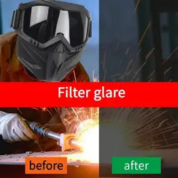 Welder Mask Welding Mask Dust Resistant Eye Protection Comfortable Anti Splash Anti Fog Face Shield Grinding Protective Gear