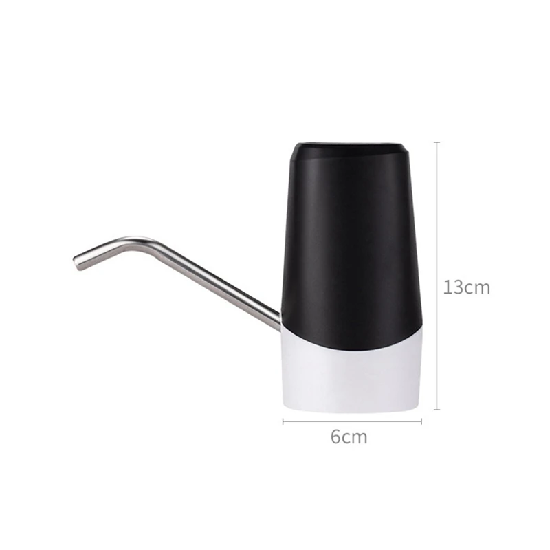 Bomba de botella de agua eléctrica, dispensador de bebidas portátil con carga USB para cocina, taller y garaje