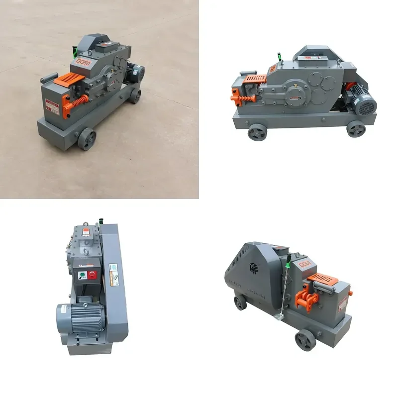 Industrial Steel Bar Cutting Machine with Core Components for Heavy Duty Metal Rebar Shearing and Processing Equipment