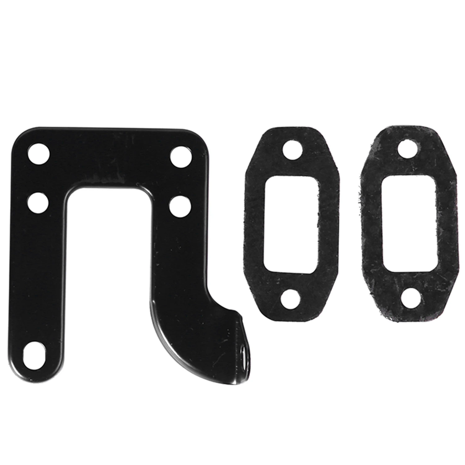 AT14 Chainsaw Exhaust Muffler With Support Gasket Plate For 61 66 162 266 268 272 Chainsaws 503476901 503406402
