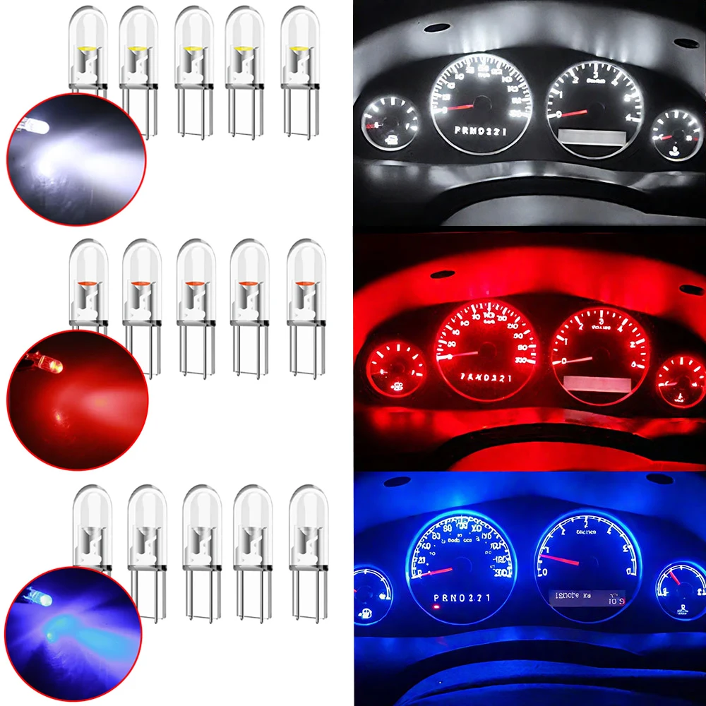 10 шт., автоаксессуары, приборная панель автомобиля T5 LED W3W W1.2W 74 286, клиновые индикаторные лампы, приборная панель, предупреждающие декоративные лампы 10 шт., автоаксессуары, приборная панель автомобиля T5 LED W3W W1.2W 74 286, клиновые индикаторные лампы, приборная панель, предупреждающие декоративные лампы