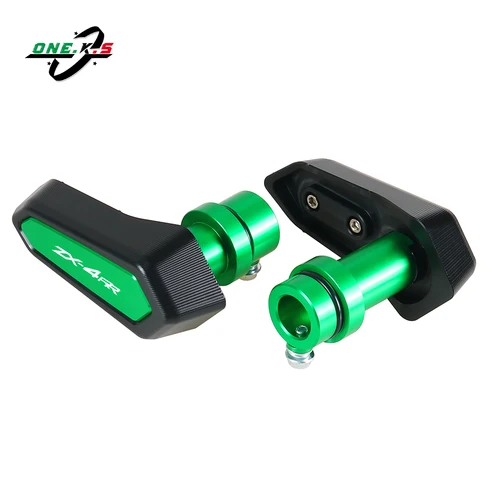 Imagen 2 del producto Protector contra caídas de aluminio para motocicleta, accesorios protectores contra caídas para Kawasaki Ninja ZX-4R SE ZX-4RR ZX-25R