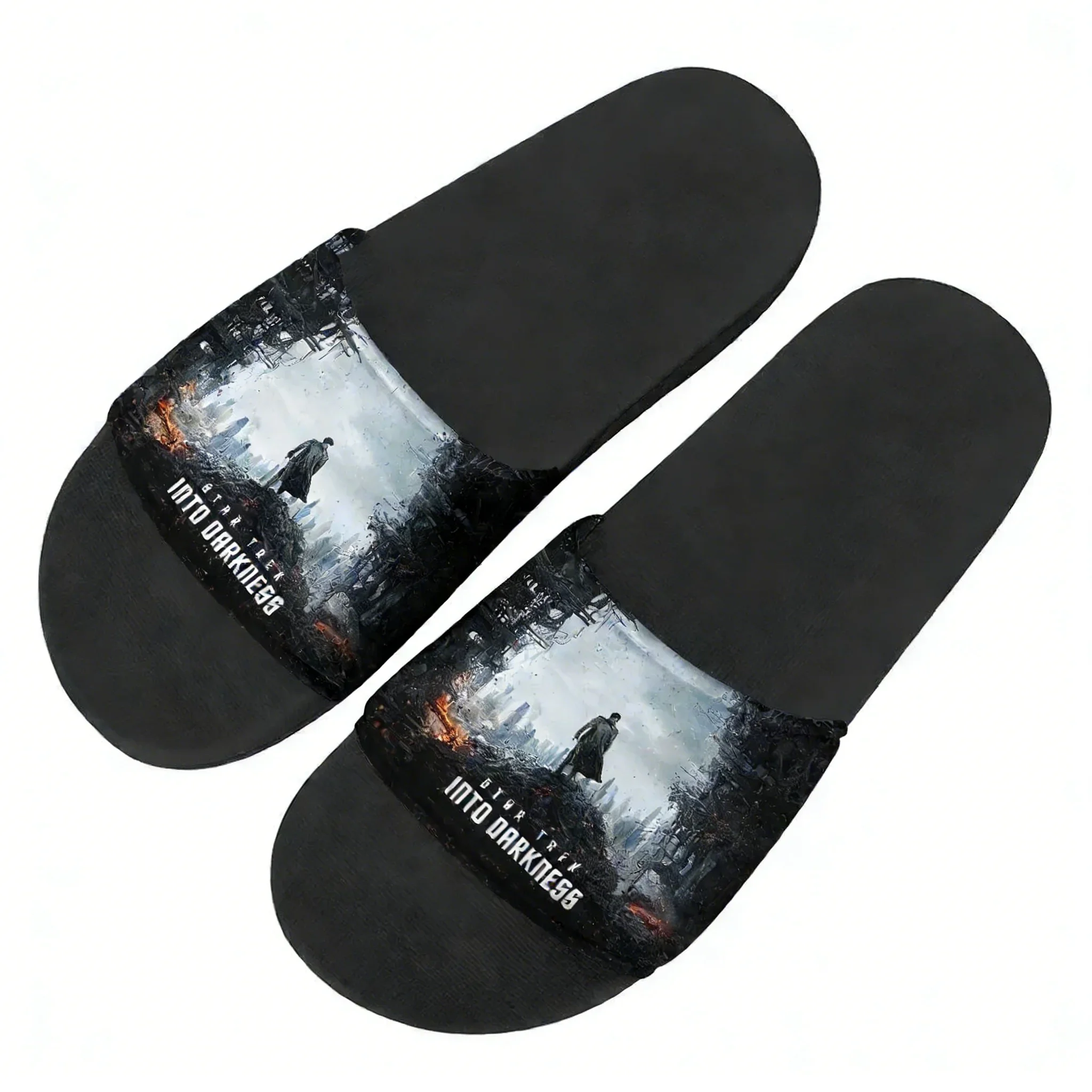 

Star Trek Into Darkness Flip Flops Home Slipper Mens Womens Teenager Family Slippers Bathroom Pool Casual Sandals Custom Shoescu
