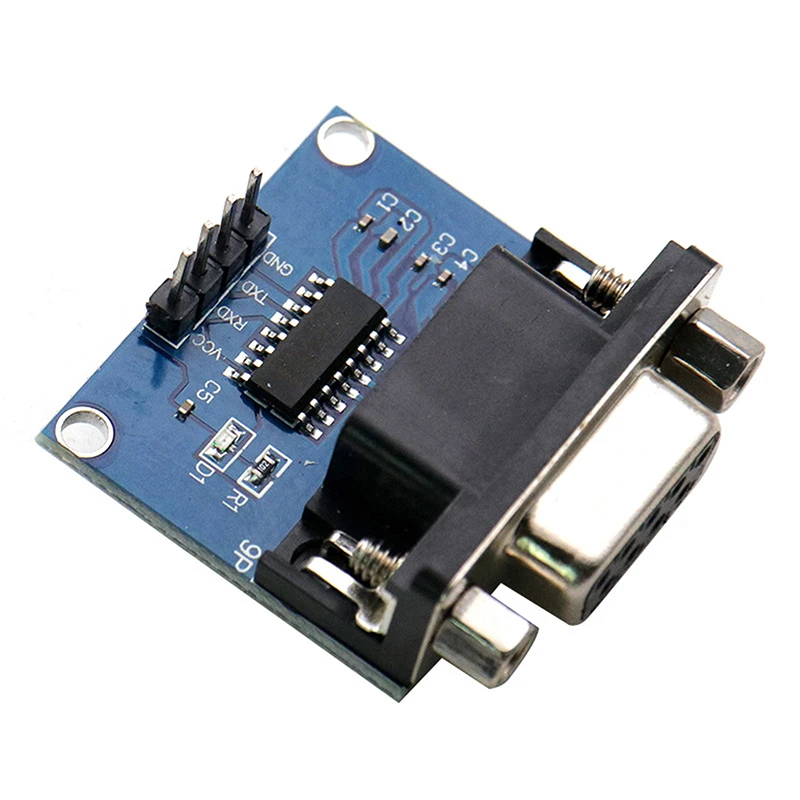 MAX3232 RS232 To TTL Serial Port Converter Module Connector Converter Board Serial Converter Board Brush Line Serial Port Module