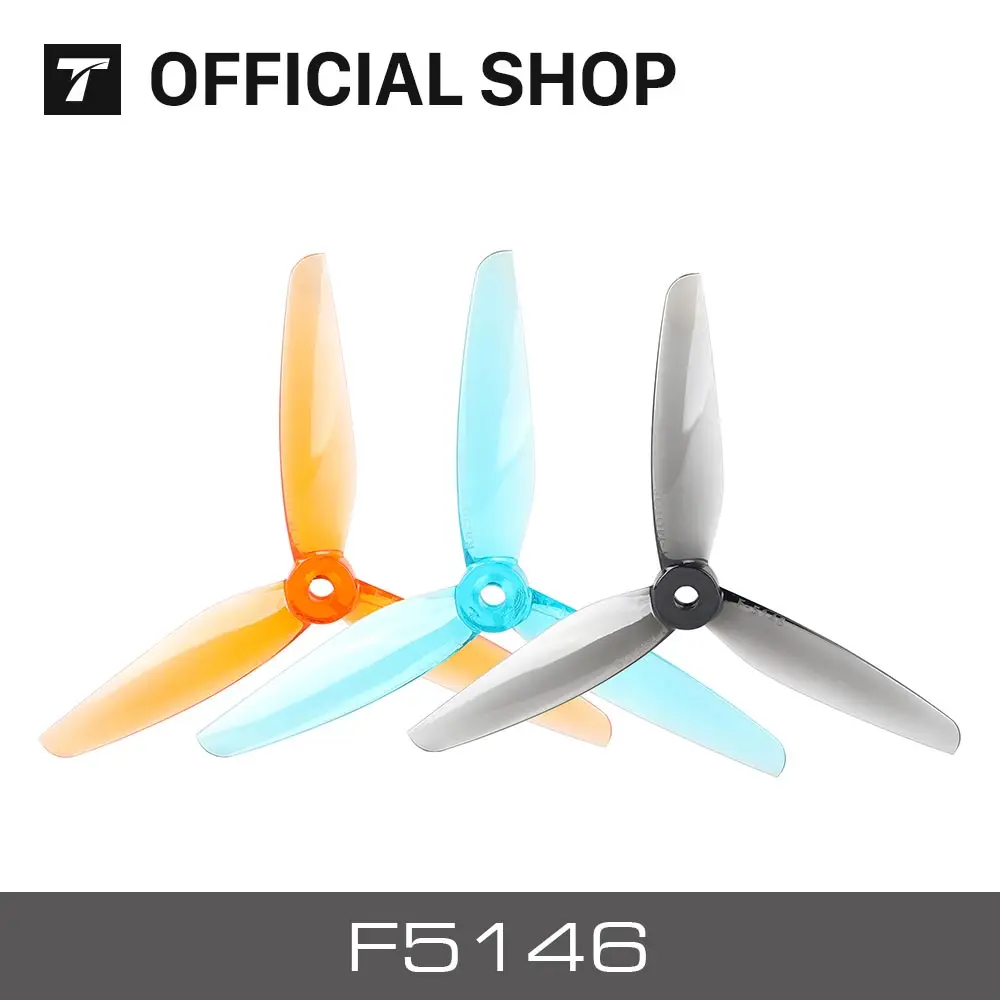 T-MOTOR F5146 3 blades F series Racing Prop For F40PROV/F60PROV/PACER V3/VELOX V3 KV1950