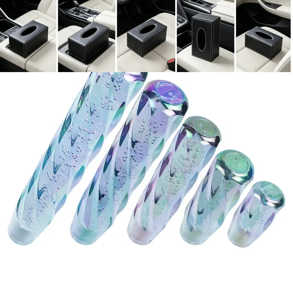 10 15 20cm Car Crystal Resin Gear Shift Knob Bubble Auto Manual Stick Gear Shifter Stick Gear Shift Knob