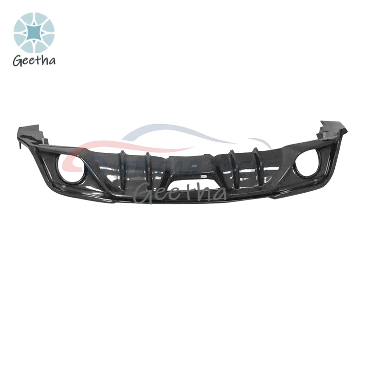 

Carbon Fiber Rear Bumper Lip Diffuser for Ford Mustang 2018-2022
