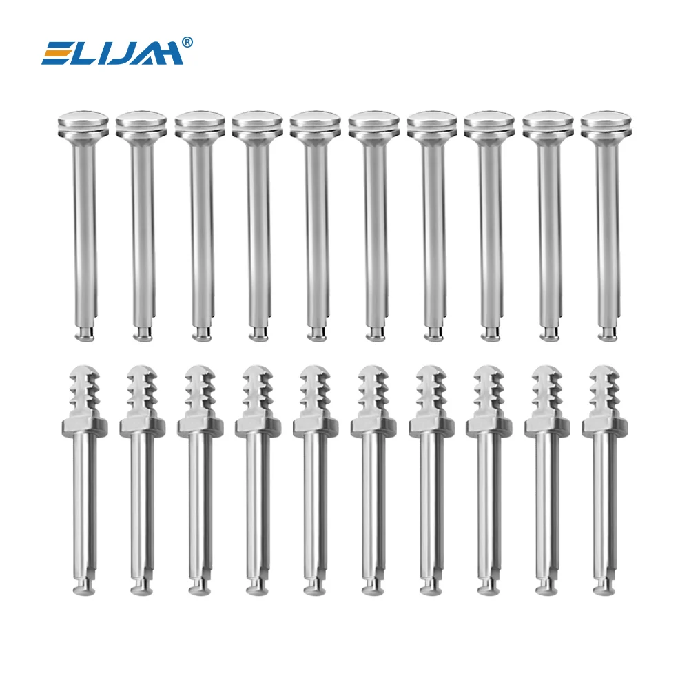 ELIJAH 10pcs Dental Polishing Disc Holding Rod Tool Mandrels RA/CA Dental Laboratory Materials 2.35mm Shank Diameter Mandrel Bur