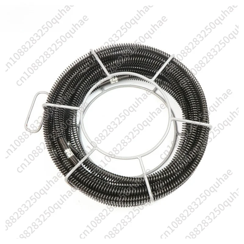 Soft shaft through sewer pipe dredging machine spring toilet floor drain dredging 16-22 special soft spring