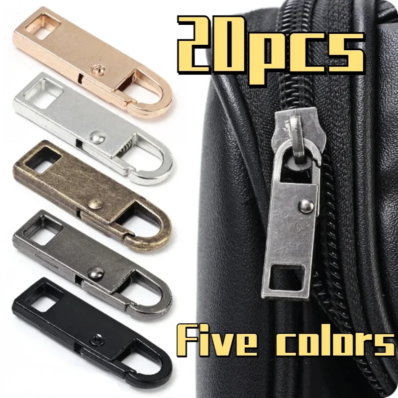 

Metal Zipper Slider Replacement Zipper Puller Kit For Broken Buckle Travel Bag Suitcase Household DIY Sewing Accessories