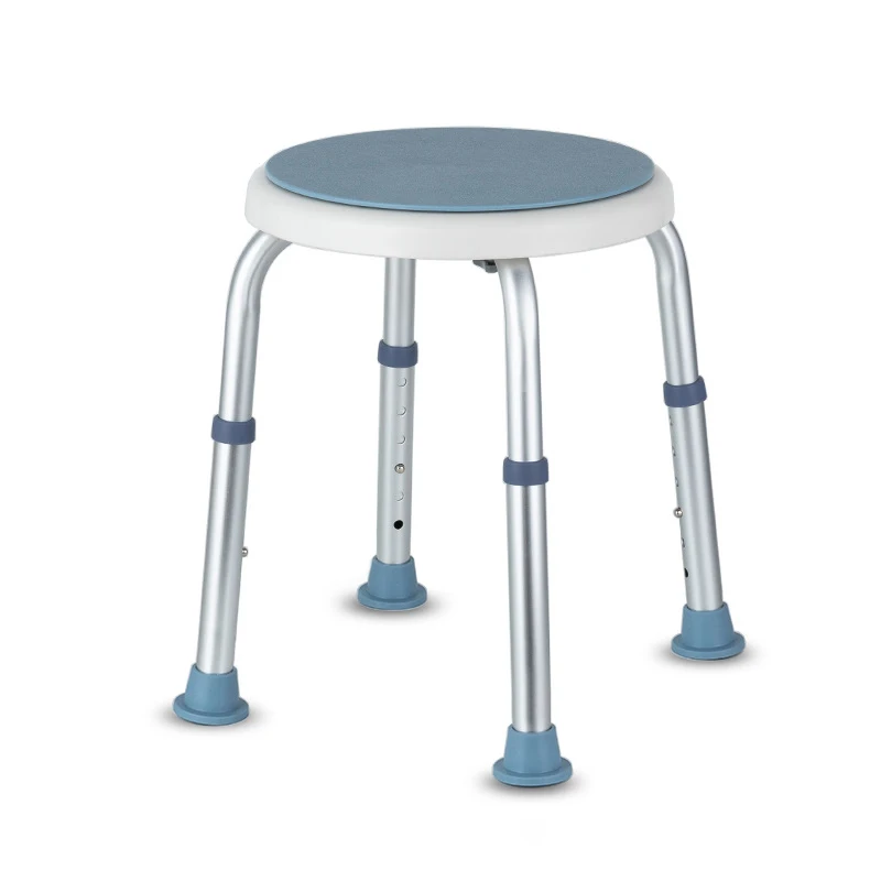 Multifunction 6 Gears Adjustable Non-slip Bath Stool Elderly Children Bath Tub Shower Stool Rotatable Seat Safe Bathroom Chair