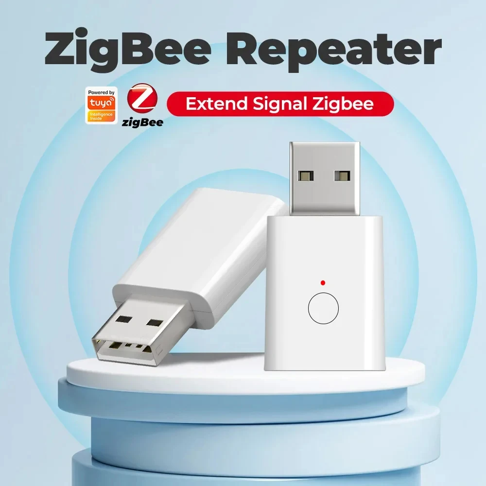 Tuya ZigBee 3.0 Signal Repeater USB Signal Amplifier Extender for Smart Life Tuya App Work with ZigBee Gateway Smart Home Device