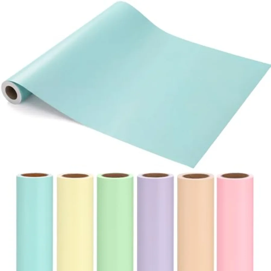 

6 Roll Bulletin Board Paper 16inch x 40Feet Fade Resistant Construction Craft Paper Bulk for Classroom Bulletin Boards Decor Sc