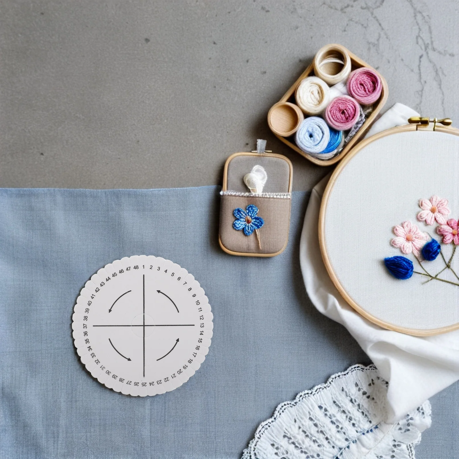 

15Pcs Kumihimo Braiding Disk Round Braided Disc Portable Bracelet Maker Tool DIY Friendship Cord Weaving Kit Creative Rope