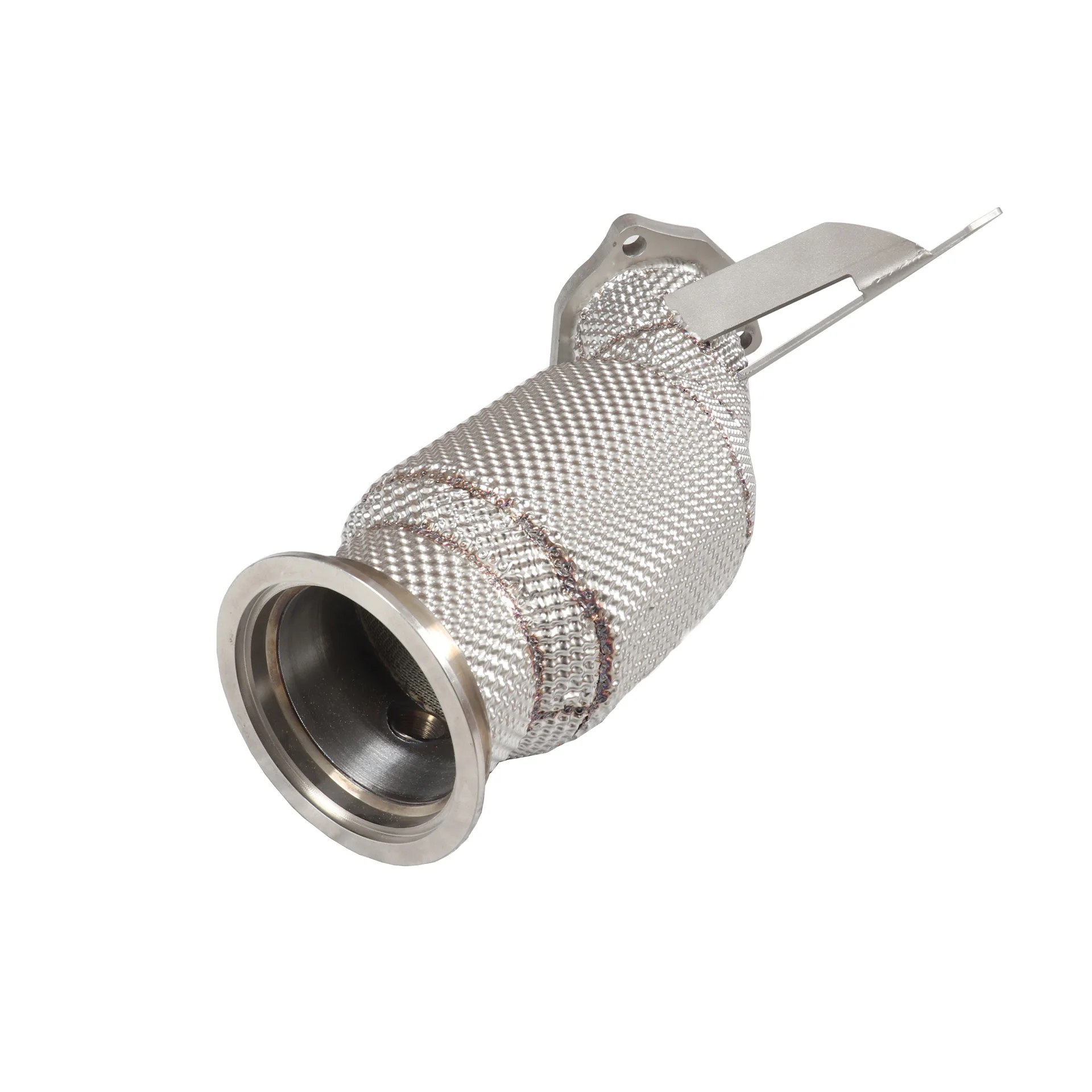 

YT Exhaust Downpipe for Audi A6 2.0T C8 3.0T Catted Downpipe High Flow with Catalyst With Heat Shield