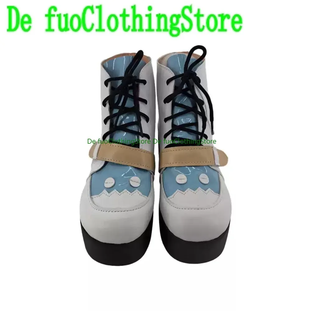 Hololive Gawr Gura Cosplay Shoes Anime Shark Girl Boots Customization Game Carnival Halloween Party Cosplay Shoes