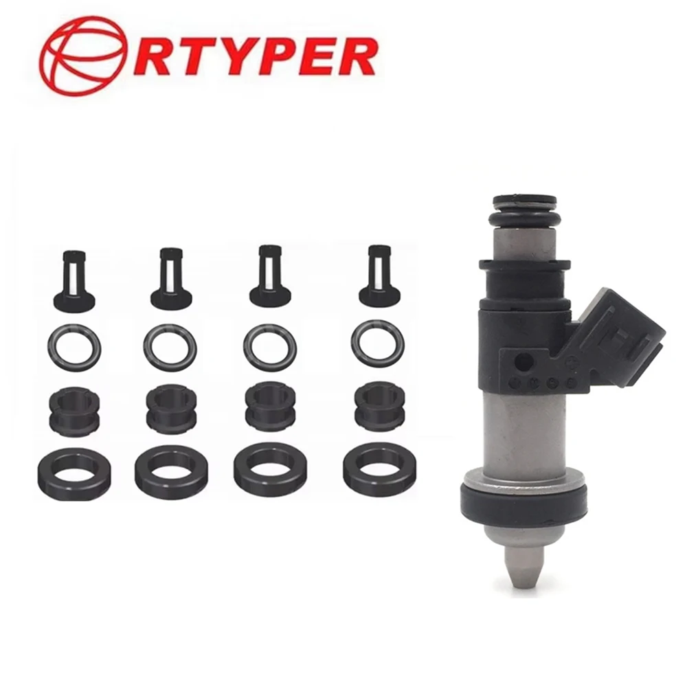 

4/6set Fuel Injector Repair Seal Kits 15710-24F00 For Honda B20B ACCORD / HR-V Fit Suzuki GSXR Hayabusa 06164-PEJ-000 FJ799