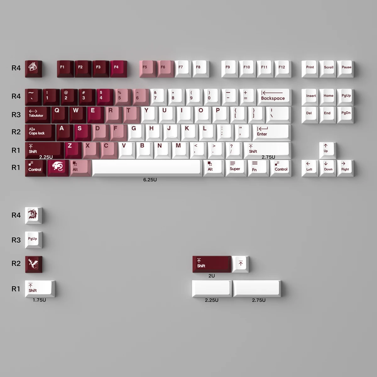 Variant: red-95keys