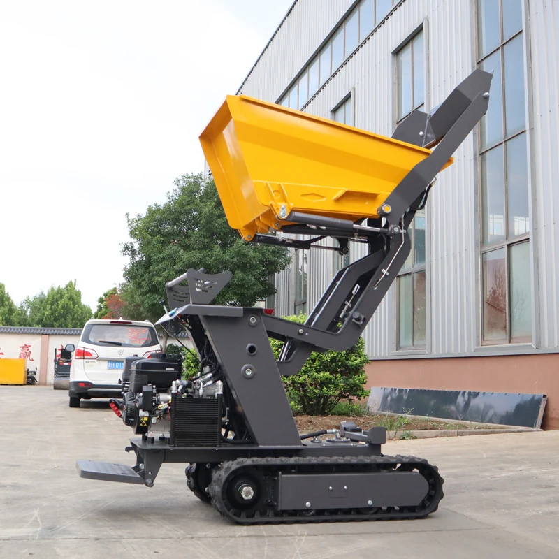 Multifunctional Hydraulic Mini Dumper Automatic Manual Best Price Small Dumper 500 Kg Chinese Tracked Mini Crawler Dumper